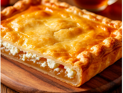 Пирог с творогом и мёдом