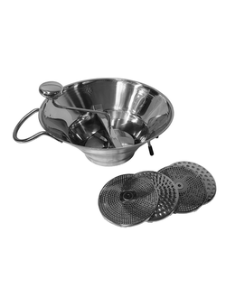 Машинка для протирки пюре 30 см, h13,5 см 5 дисков, нержавеющая сталь