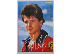 Billy Warlock Музыкальные открытки, Original Music Card, винтажные почтовые открытки, Intpressshop