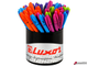 Ручка шариковая Luxor &quot;Spark II&quot; синяя, 0,7мм, грип, корпус ассорти. 31070/50 Tub