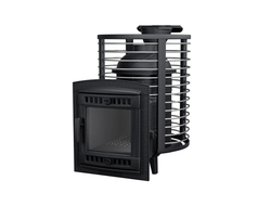 Банная печь Атмосфера М сетка из прутка до 14 м3