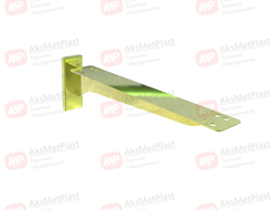 G-2252S Полкодержатель с гальваническим покрытием прямой под полку, "самолет" L=250 мм Цвет: золото