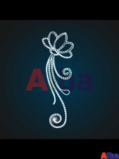 Консоль новогодняя Цветок