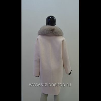 Зимнее женское пальто Россия Арти мода Arti moda 120 розовое