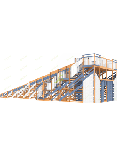 Зимняя горка IgraGrad Snow Fox, скат 18 м мод.2