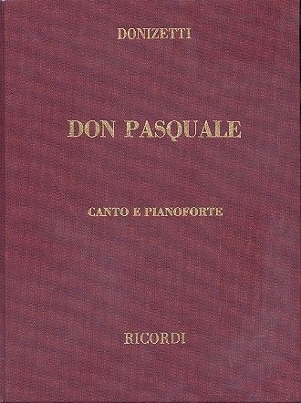 Donizetti. Don Pasquale Klavierauszug (it), gebunden