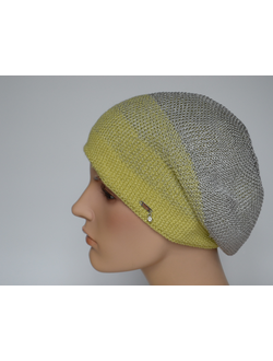 Vizio Италия 7091 В берет желтый с серым фото