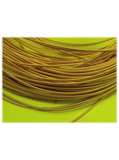 Канитель жесткая цвет золото 1мм 2.5гр