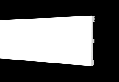 Напольный плинтус Decor-Dizayn DD710, для покраски, влагостойкий, ударопрочный, 2 метра