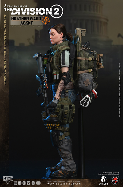 Агент Хизер Уорд (The Division 2) - Коллекционная фигурка 1/6 - Ubisoft The Division 2 Heather Ward Agent (SSG009) -  SOLDIER STORY