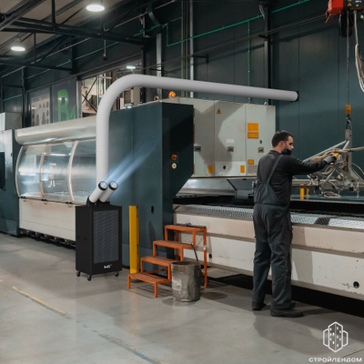 Кондиционер промышленный мобильный Ballu Heavy Pro BGK5 с комплектом воздухоотводов