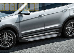 Пороги на Hyundai Santa Fe Premium (2015-…) Start