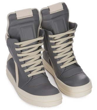 Converse x Rick Owens Lido Jumbo Laced Geobasket High Grey Milk
