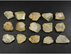 Топаз, кристалл, "дикий", в ассортименте, Россия, Забайкальский край (14-16 мм, 1,9-2,5 г) №36034