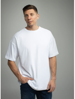 52 (XL) Футболка мужская "Evolution" ОВЕРСАЙЗ размер 52 для сублимации