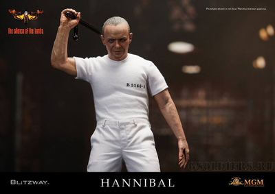 Ганнибал Лектер - Коллекционная фигурка 1/6 Hannibal Lecter White Prison Uniform ver. Sixth Scale Collectible Figure (BW-UMS10301) - BLITZWAY