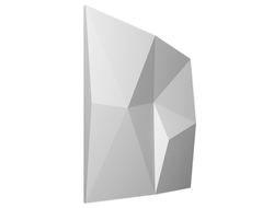 Стеновая панель Bello Deco СП16, 3D, дюрополимер, влагостойкая, под покраску, 50х50х5 см