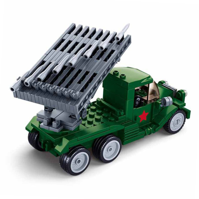 Слубан военный конструктор автомобиль Катюша