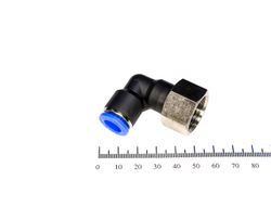 Пневмофитинг цанговый L-образный с внутренней резьбой PLF 10-04 (R1/2 )