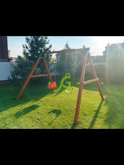 Качельный модуль "Гнездо-паутинка + одиночные"