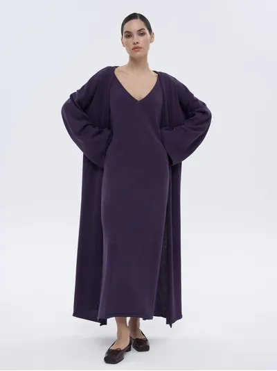 Кардиган макси (сливочный)