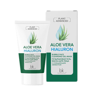 БелКосмекс PLANT ADVANCED Aloe Vera Пузырьковая гель-маска для лица с очищающим Эффектом 110г