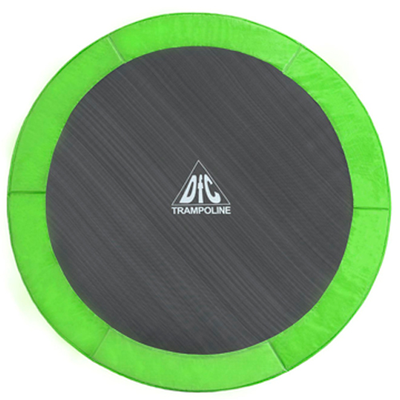 Батут DFC Trampoline Fitness с сеткой 16ft (зеленый)