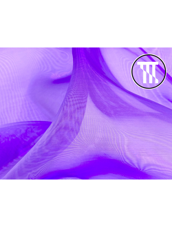 Органза матовая, цв. Фиолетовый (сирень)