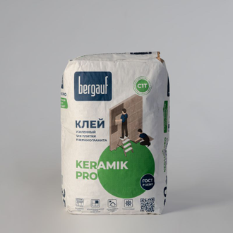 Клей для плитки и керамогранита Bergauf Keramik Pro усиленный 4 кг