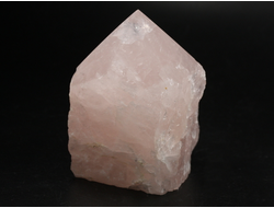 Розовый кварц, полировка частичная, верхушка в форме кристалла, Бразилия (75*48*47 мм, 301 г) №37982