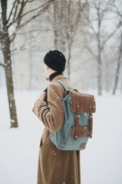 Рюкзак Asgrad P-5546 Серо-Зеленый