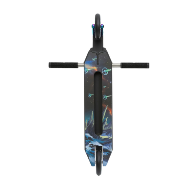 Самокат Комета Эфир чёрный неохром снизу