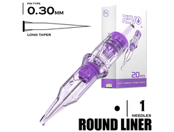 1 RLLT/0.30 - Round Liner Long Taper - INKin REVO PMU