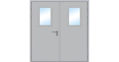 Дверь металлическая двупольная 2060x1460 - 1,2 мм