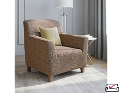 Чехол на кресло Жаккард Вензель Капучино.Россия