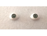 Глаза кукольные, 11х6 мм зеленые