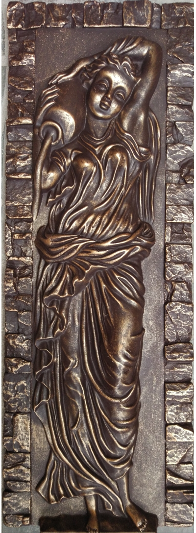 БАРЕЛЬЕФ МУЗА В КАМНЕ  стоимость-1410р\шт