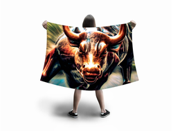 Флаг большой с символикой "Быка" №12