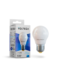 Светодиодная лампа Simple Globe 7W 4000K E27 180°, 7053