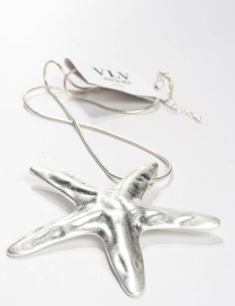 Подвеска "Морская звезда" серебро