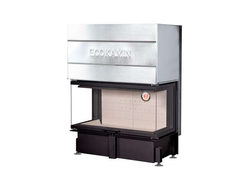 Каминная топка Дельта 1000 K три стекла, Экокамин (Россия)