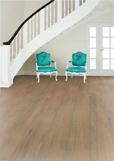 Ламинат Wineo Дуб Дикий Темно-Коричневый LA187MV4 в интерьере