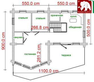 Проект 3-21, 148 кв.м., 9*11