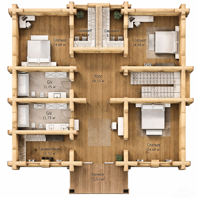 «Скандинавия»  376 м²