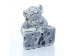 КРЫСА В СЫРЕ, ЛИТЬЕВОЙ МРАМОР.ОПТ