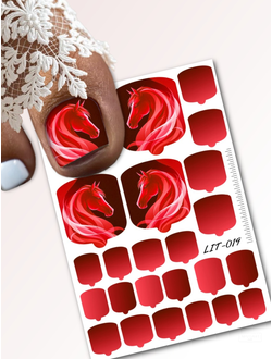 Мини пленки для педикюра LIT-019