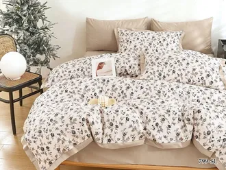 Постельное белье Cleo двуспальное сатин 175х215х1 200х220х1 70х70х2 20/799-SL