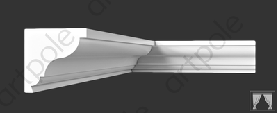 Карниз гладкий SKT6