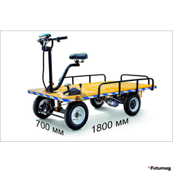 Платформенная тележка электрическая RuTrike СКЛАД 1800