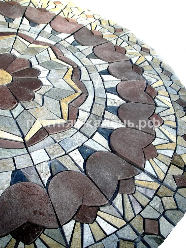 каменные ковры из натурального камня